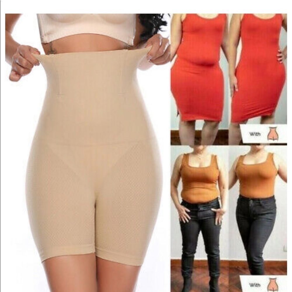 ⏳ Tummy Control Thigh Slimming Shaper Short Anti Roll Firm Hold Butt